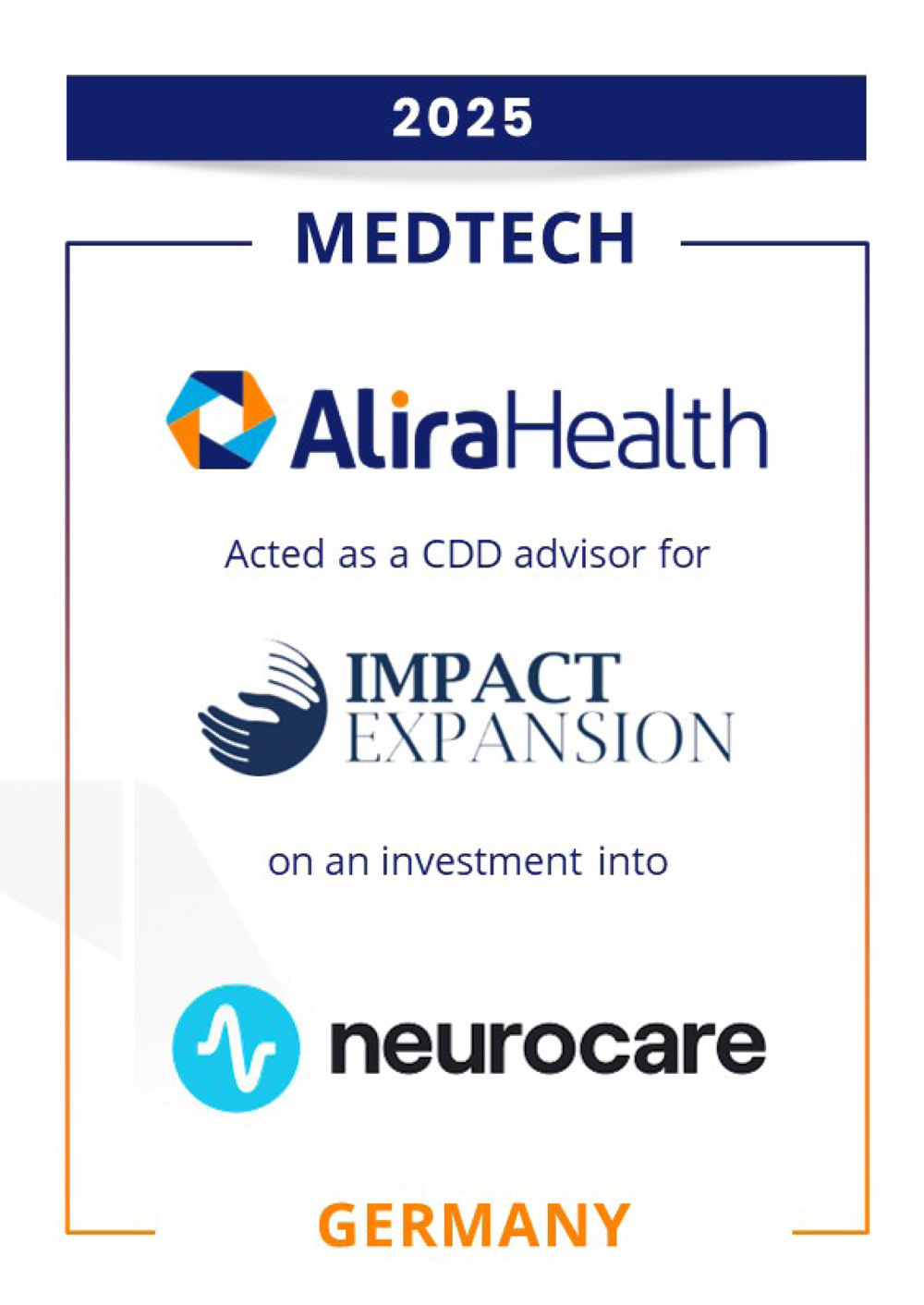 Alira Health CDD advisor for Impact Expansion